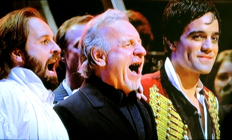 Alfie Boe, Colm Wilkinson & Ramin Karimloo, in the Les Miserables concert